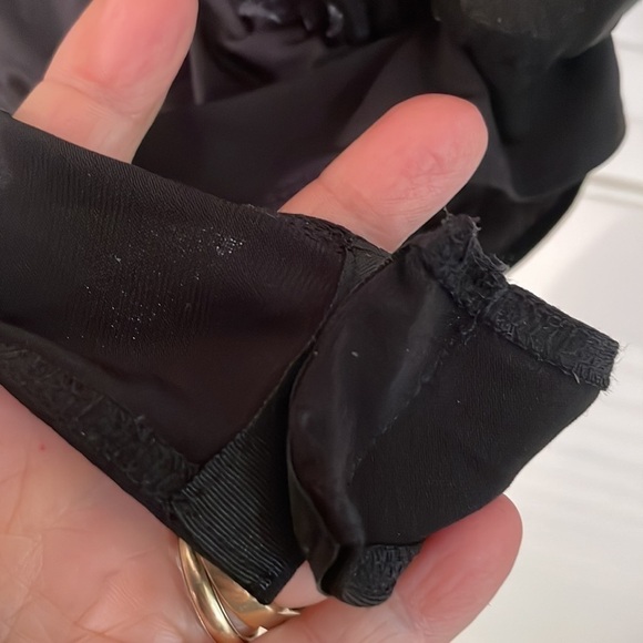 Thirty Thirty LA Black Sheer Lined Poly Sheer Halter Bodysuit Size S - Picture 3 of 11